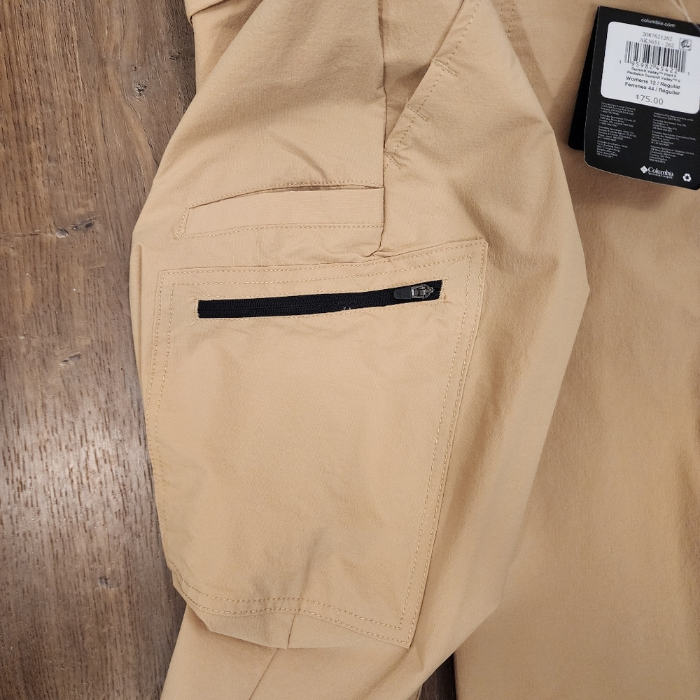 Columbia TITANIUM Summit Valley Waterproof Hike Pants Omni-Shield Sz 10 - Picture 8 of 16